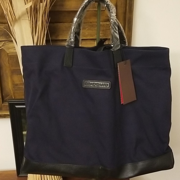 BAEKGAARD Handbags - BAEKGAARD navy tote bag NWT
